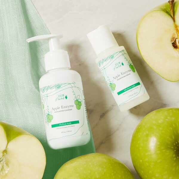 Fruit Acids Apple Enzyme Exfoliating Cleanser Brightening Category