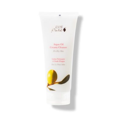 argan oil creamy cleanser for dry, sensitive skin.