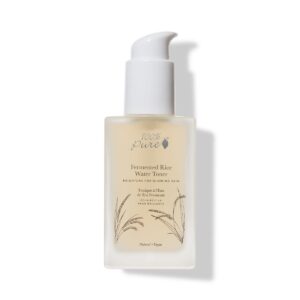 fermented rice water toner for brightening and hydration