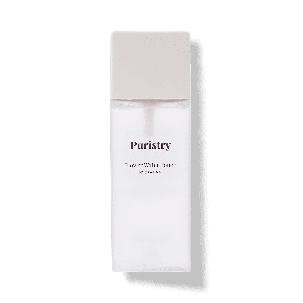 flower water toner in a bottle