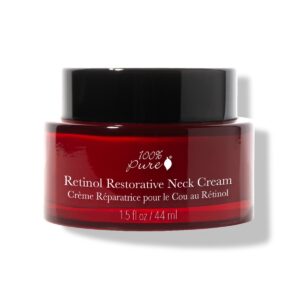 retinol restorative neck cream in a jar