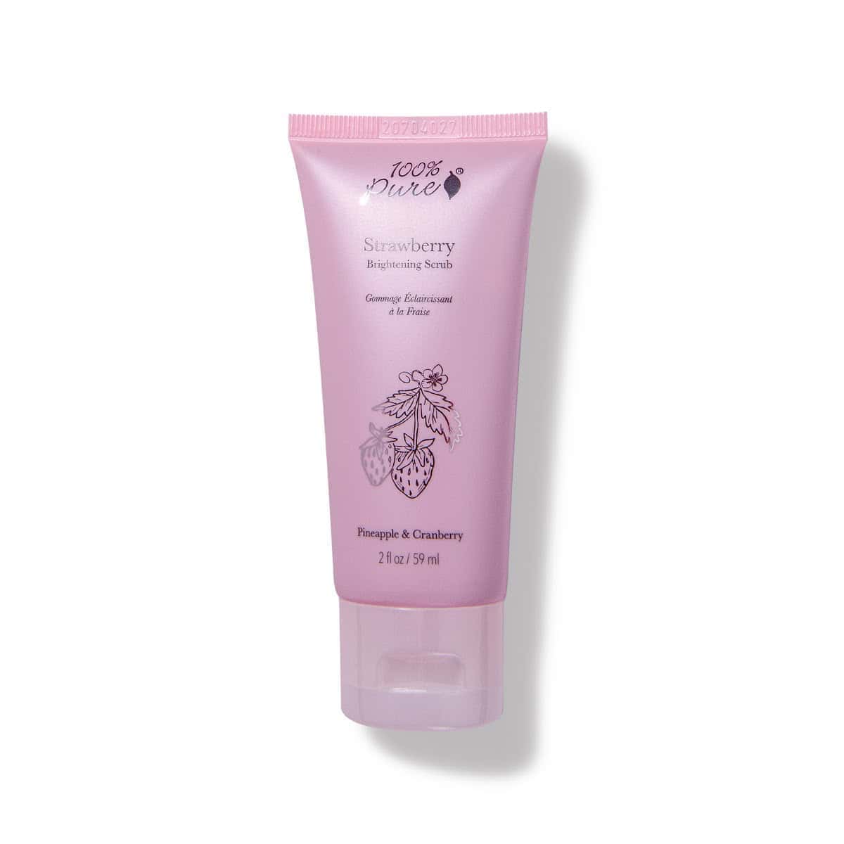 Strawberry Brightening Scrub to brightens skin tone