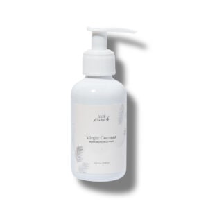 virgin coconut moisturizing milk foam for sensitive skin
