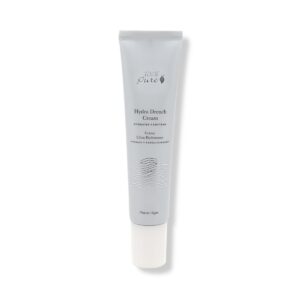 100% Pure Hydra Drench Cream in a tube, a lightweight moisturizer for oily skin.