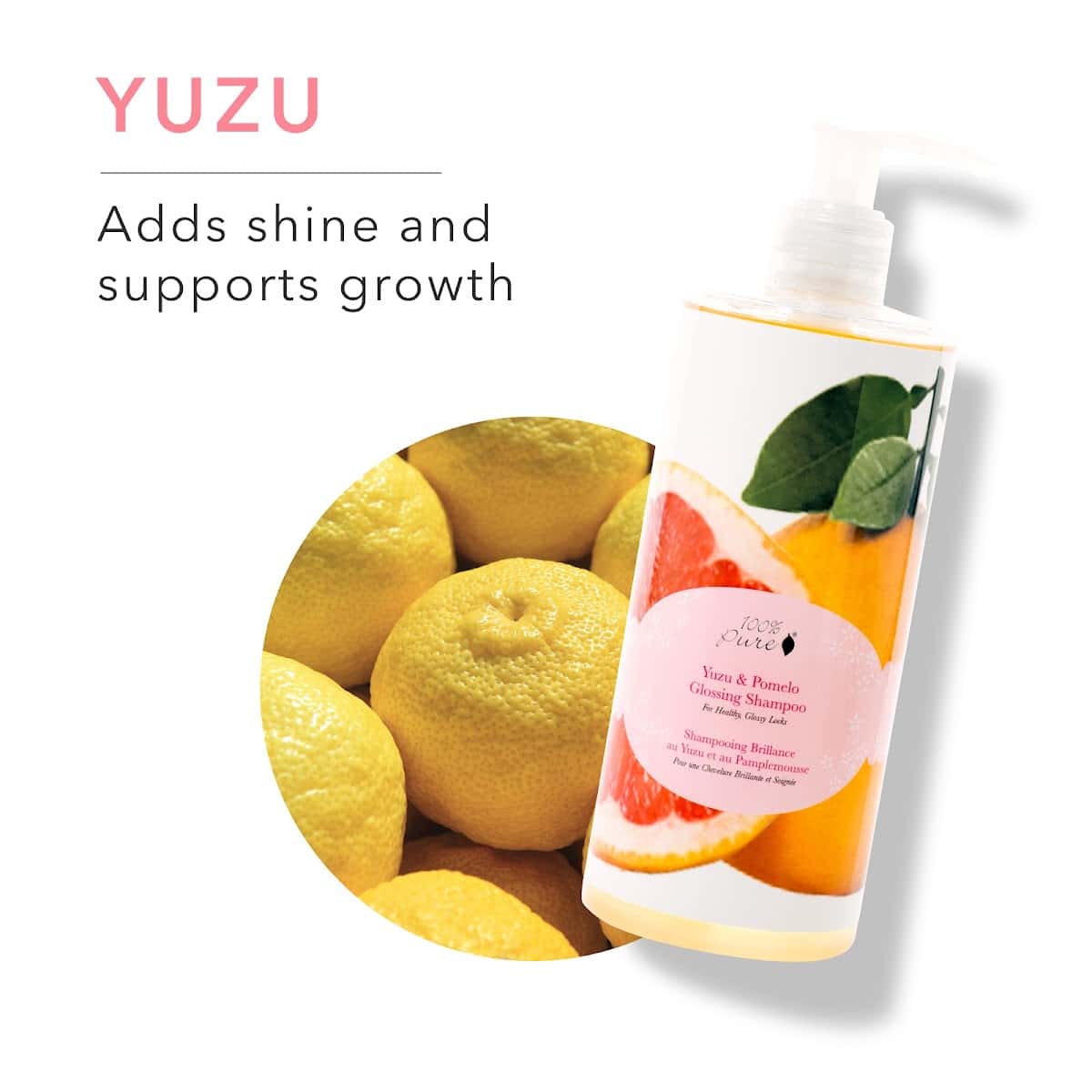yuzu pomelo high shine shampoo on yuzu