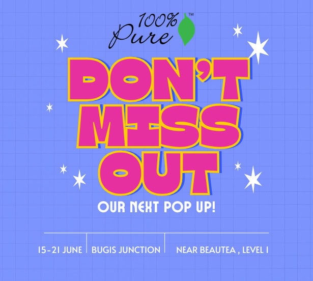 100% Pure store at Bugis Junction, Singapore
