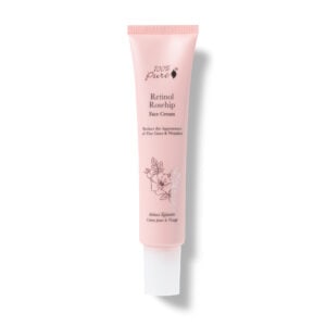 100% Pure Retinol Rosehip Face Cream, a vegan retinol night cream with bakuchiol
